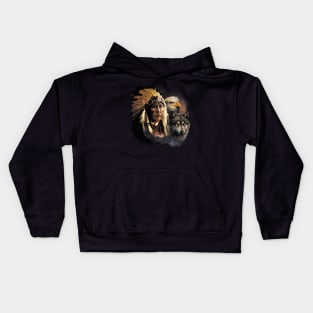 The Wolf Tribes Kids Hoodie